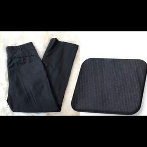 Studio New York by Henry Grethel Mens Gray & Blue Pin Stripe Dress Pants 36X32.